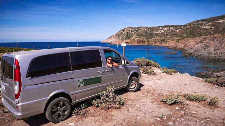 From Stintino: Asinara minivan tour - Cala di Sgombro di Dentro and the rough road north