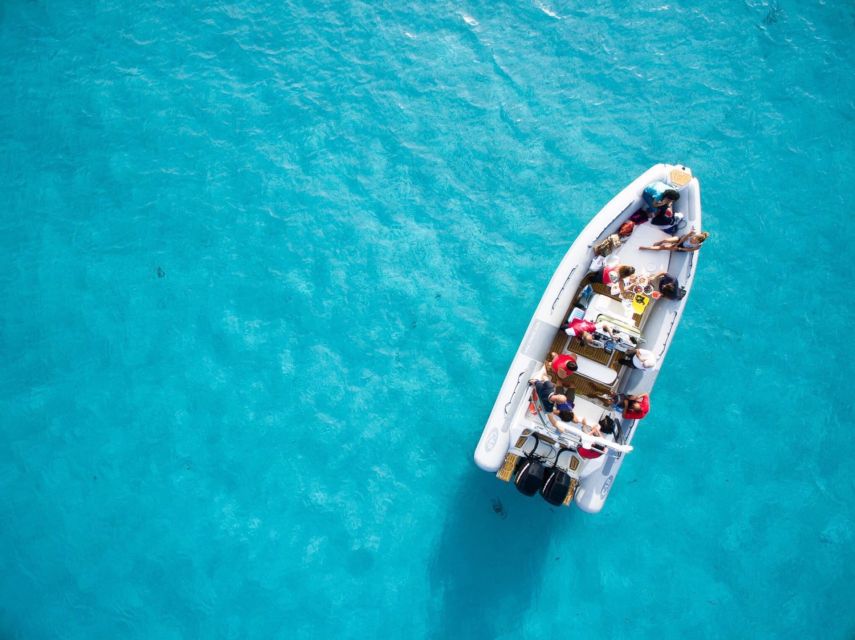 From Stintino: Half-day dinghy tour in Asinara Gulf - Cala Grande and Scanna Capretti