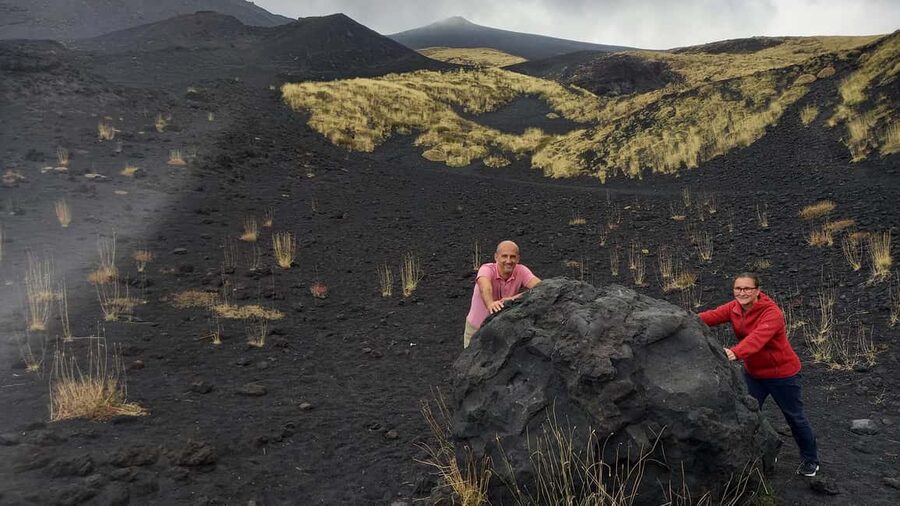 From Syracuse: Mount Etna Guided Morning Hike & Food Tasting - Sicilian food at the Ragalna tasting stop