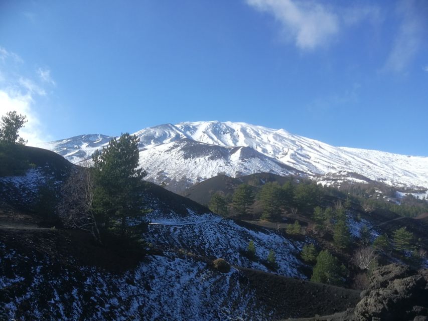 From Taormina: Half-Day Mount Etna Morning Trek - Entering an Etna lava cave