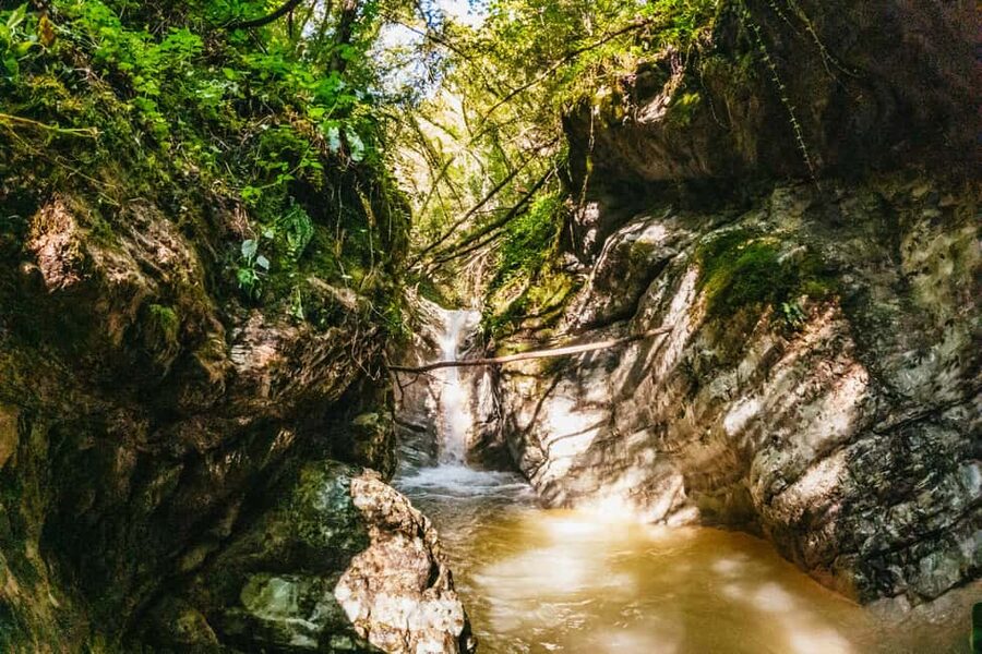 From Tignale, Lake Garda: Beginner-Friendly Canyoning Tour - The safety briefing and first water sections