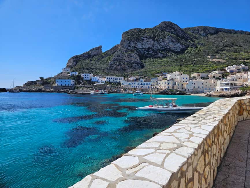 From Trapani: Favignana and Levanzo Shuttle Tour - The Levanzo swim stop