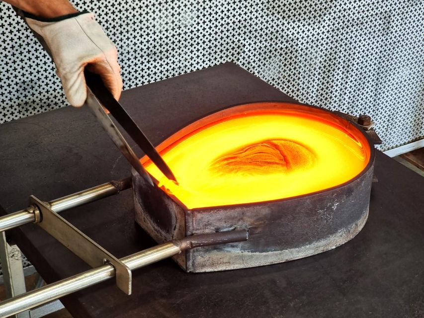 Glass Blowing Show Visit Murano Glass Factory & Showroom OMG - Seeing the solid-glass horse modeled by hand