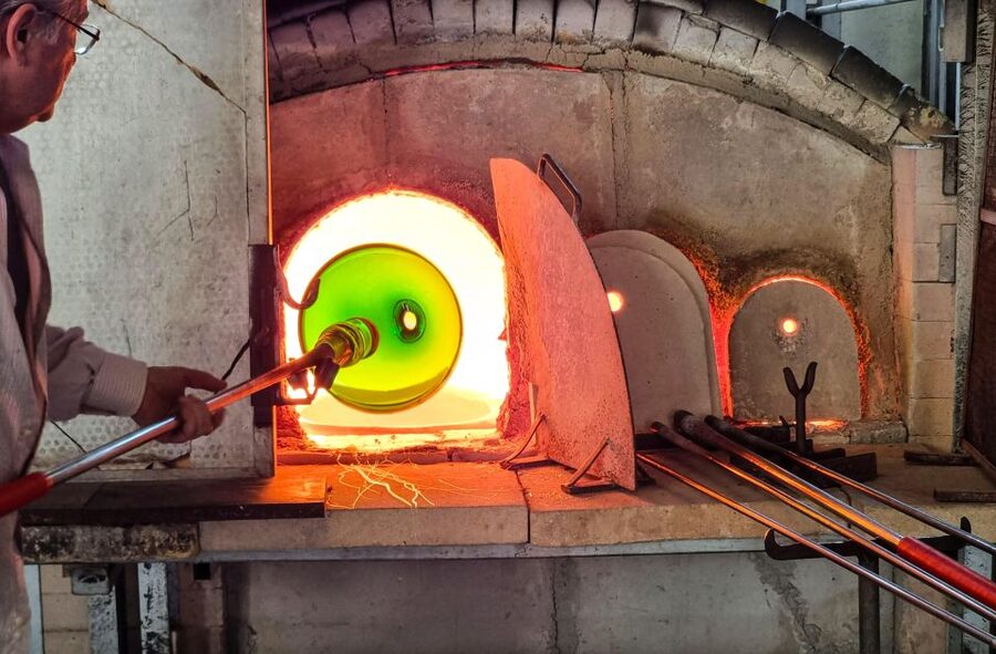 Glass Blowing Show Visit Murano Glass Factory & Showroom OMG - Language, access, and booking details