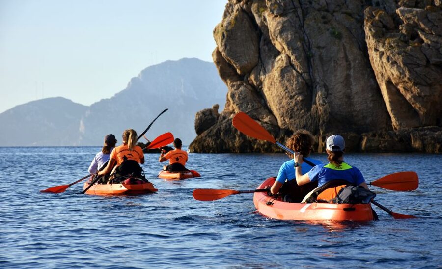 Golfo Aranci: Kayak Tour with Dolphins and Aperitif - The first lesson makes the kayaks less intimidating