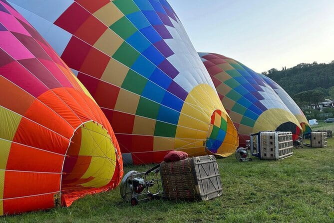 Hot Air Balloon ride in Tuscany countryside from Chianti - Bargino at Sunrise, Just Outside Florence