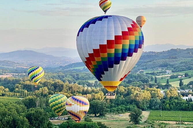 Hot Air Balloon ride in Tuscany countryside from Chianti - One Hour Above the Tuscan Countryside