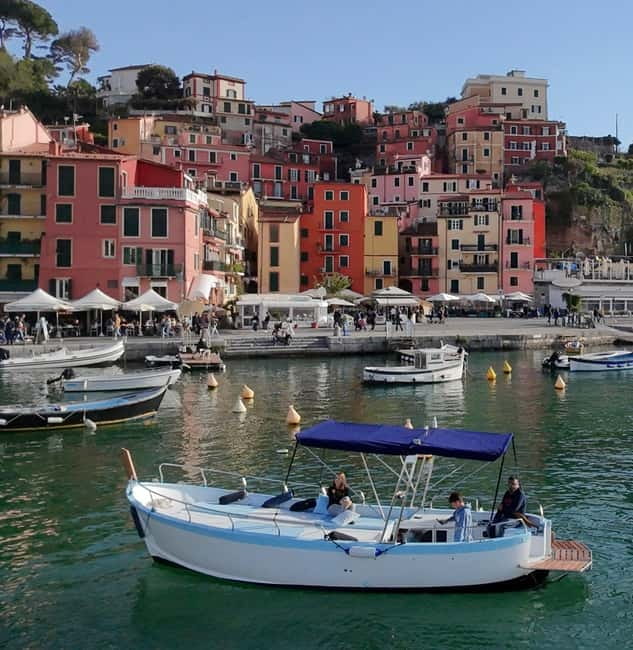La Spezia : Morning or Sunset Cinque Terre Tour & Aperitif - The boat tour at a glance