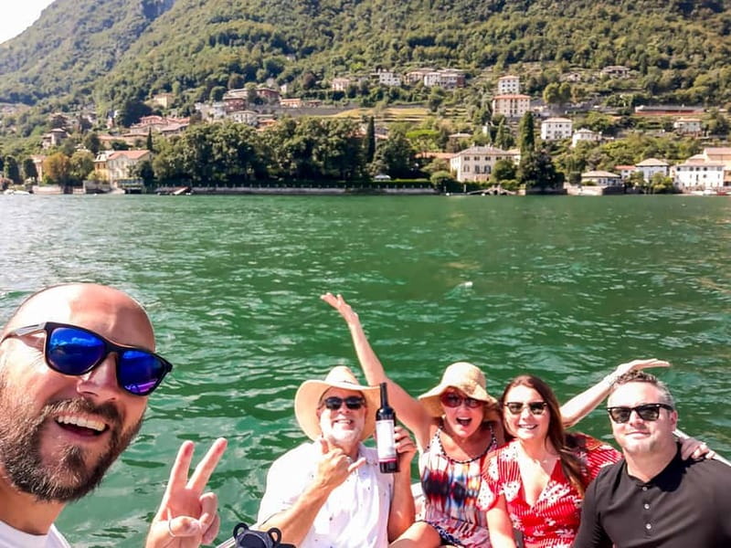 Lake Como: 2h Shared Boat Tour with Wine Tasting - The boat, guide, and group atmosphere