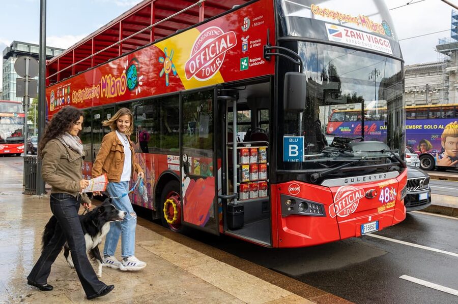 Milan: City Sightseeing Hop-On Hop-Off Bus with Audio Guide - The audio guide: food, buildings, and city context