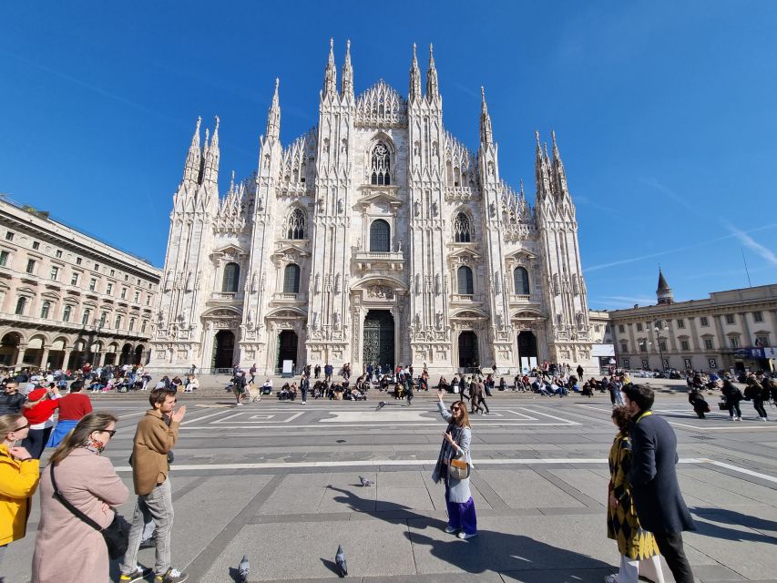 Milan: Duomo Rooftop and Cathedral Guided Tour with Tickets - Inside Milan Cathedral: stone, glass, and centuries of work