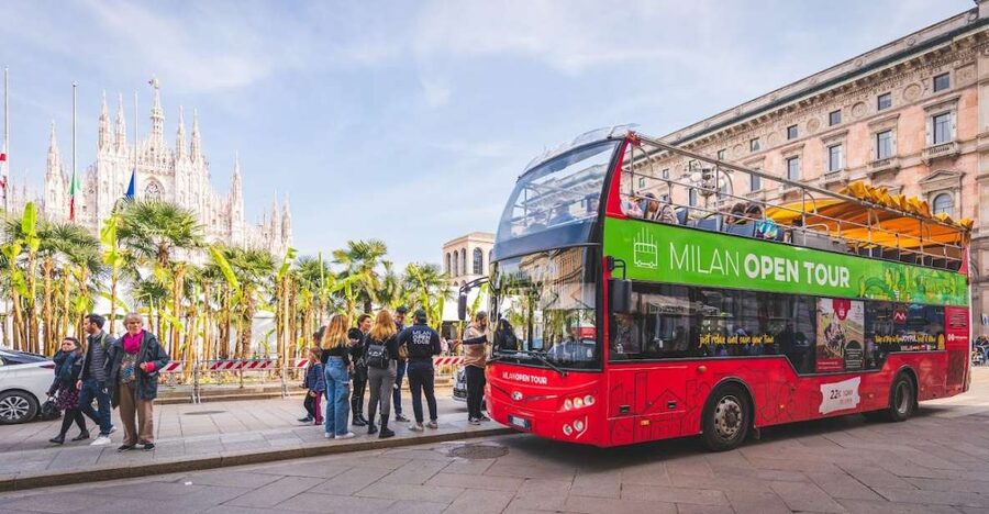 Milan: Gray Line Milan Open Tour Hop-On Hop-Off Bus Tour - Key points to know before boarding