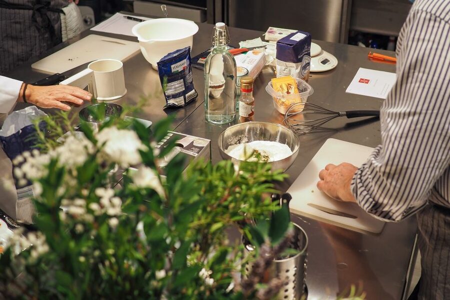 Milan: Italian Cooking Class with Food and Wine - Sitting down to eat what you made
