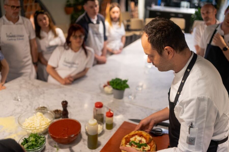 Milan: Pizza or Pasta and Gelato-Making Class with Wine - Gelato, chocolate, and homemade cones