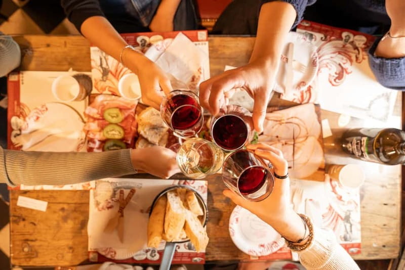 Milan: Sunset Navigli Food & Drinks Tour with a Local - Stop two: Italian wine, cheeses, and small plates
