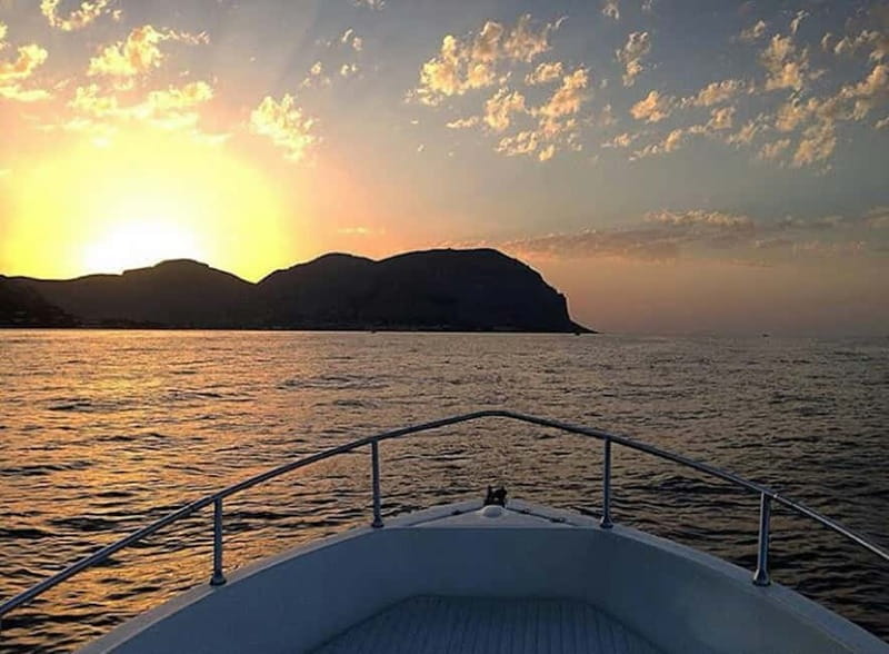Mondello,CapoGallo Reserve Boat Tour with Snacks and Drinks - Mondello combines beach views with open-water swimming