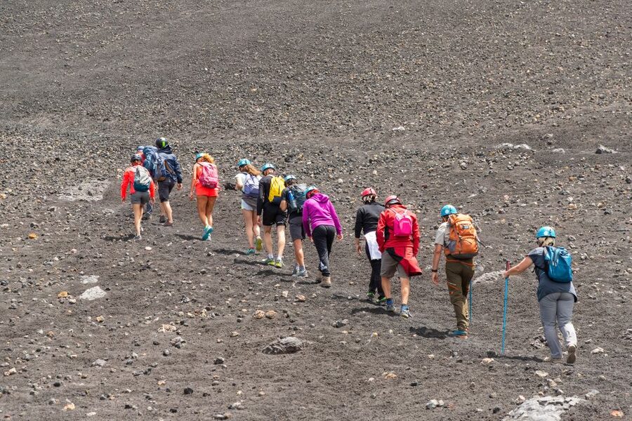 Mount Etna: Guided Volcano Summit Hiking Tour with Cable Car - Walking through the 2002 and 2003 eruption zone