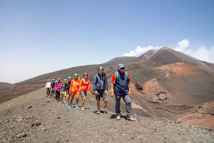 Mount Etna: Guided Volcano Summit Hiking Tour with Cable Car - The return walk and cable car