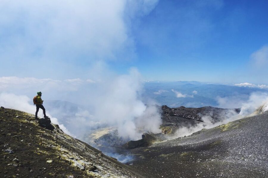 Mount Etna: Summit Crater Trek with Cable Car - Reaching the summit craters and the central crater