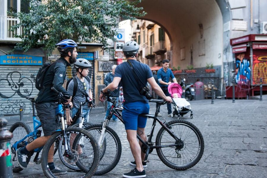 Naples: City Highlights Guided Bike Tour - Via Toledo, Piazza Carità, and Piazza del Gesù Nuovo