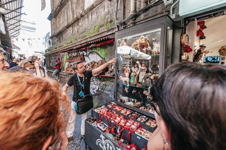 Naples: Downtown Tour with Veiled Christ & St Clare Tickets - Walking the full length of Spaccanapoli