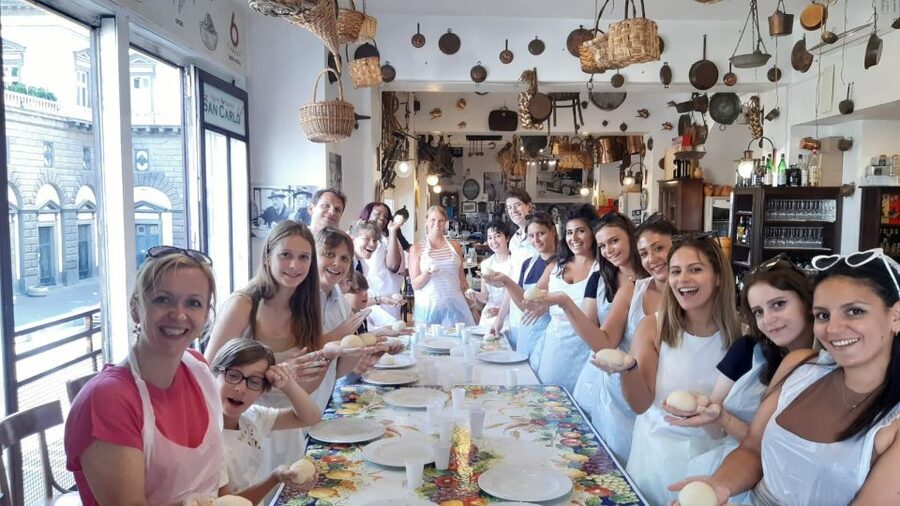 Naples: Neapolitan Pizza and Tiramisù Making Class - Kneading dough and learning the Neapolitan method