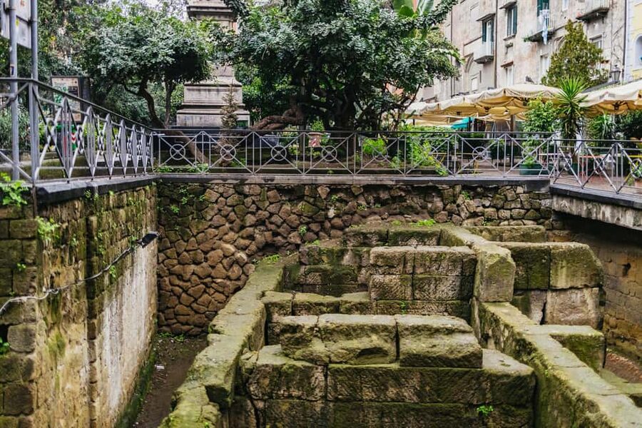 Naples: Old Town Guided Walking Tour - San Domenico Maggiore and its open piazza