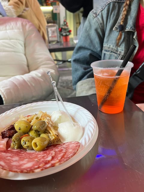 Naples: Street Food Experience With 6 Stops - Stop One: Spritz, mozzarella, and local cold cuts