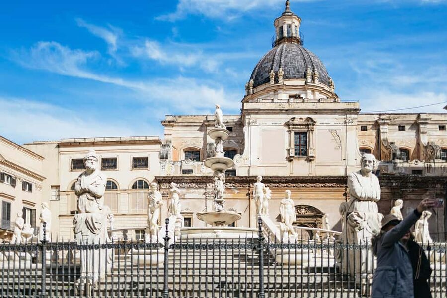 Palermo: Street Food and History Walking Tour - Teatro Massimo and the puppet theater tradition