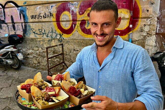 Palermo Walking Food Tour with Secret Food Tours - The food lineup, from panelle to real cannoli