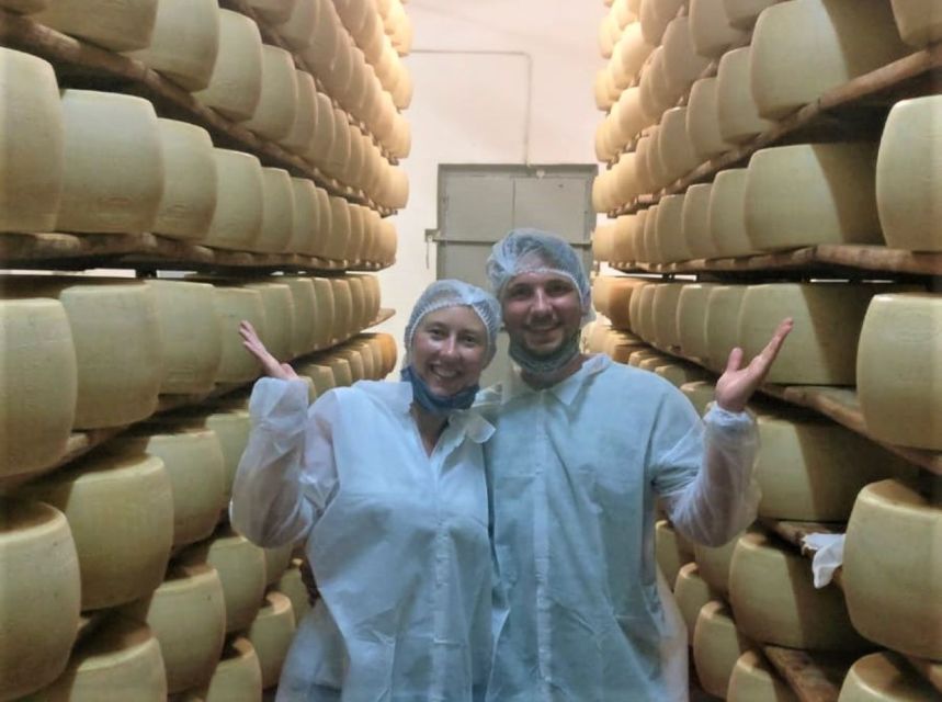 Parma: Parmigiano Production and Parma Ham Tour & Tasting - Tasting Parmesan, ham, and local wine