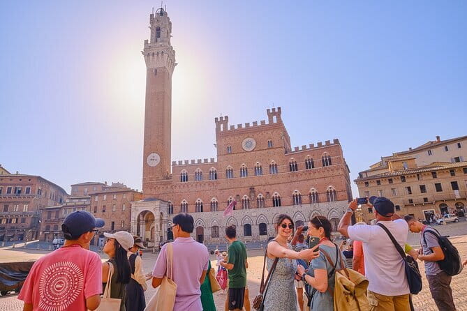 Pisa, Siena and San Gimignano Day Trip with Lunch & Wine Pairing - Siena, from Piazza del Campo to the striped cathedral