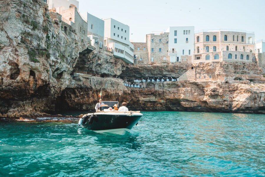 Polignano a Mare: Boat Cruise to Scenic Caves with Prosecco - Grotta Ardito brings the first aperitif