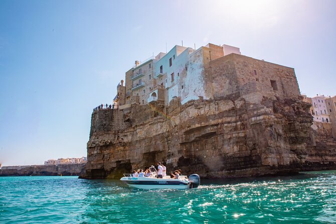 Polignano a Mare: Boat Tour of the Caves - Small Group - The Bourbon-era viewpoint above Via Traiana
