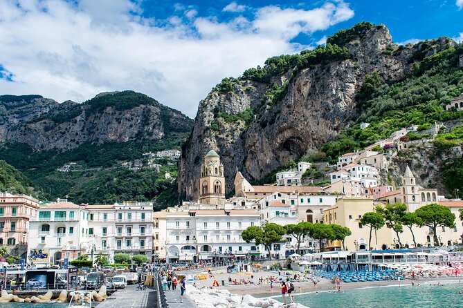 Positano, Amalfi & Ravello Group Tour with Optional Boat Ride - Positano: one hour among steep lanes and bright houses
