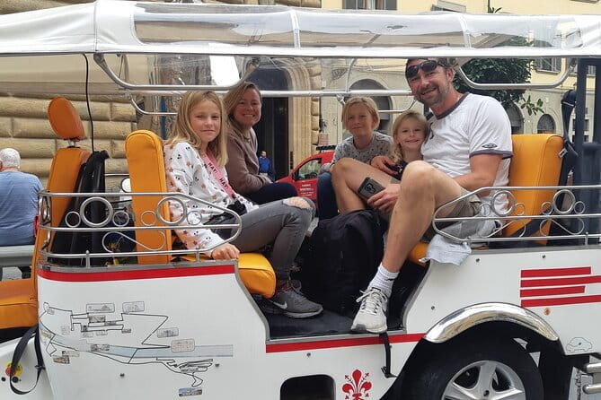 Private Florence Tour by Golf Cart ETukTuk with Audio Guide - San Lorenzo, Santa Maria Novella, and the western center