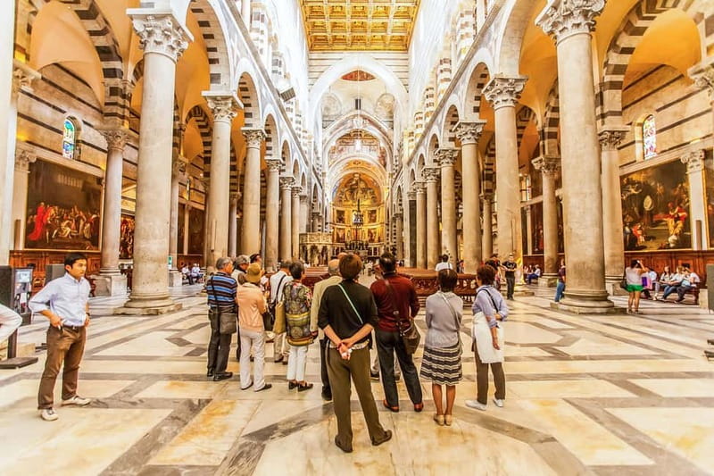 Reserved Entrance to Leaning Tower of Pisa & Cathedral - How the cathedral and tower work together