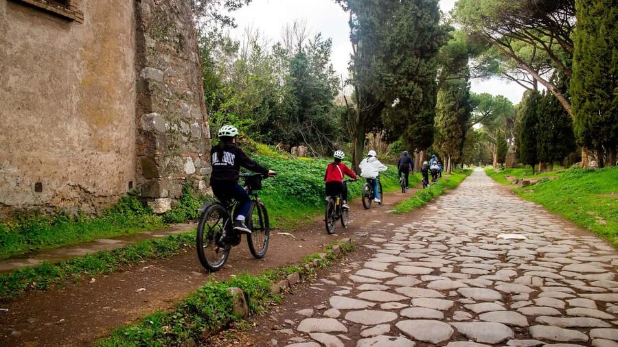 Rome: Appian Way Aqueducts Bike Tour (UPG Catacombs & Lunch) - The Aqueducts in Parco degli Acquedotti