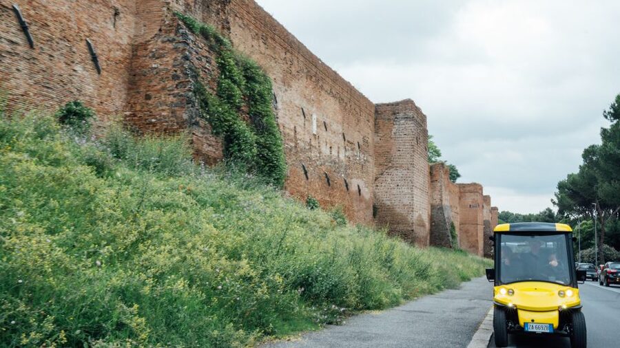 Rome: Appian Way Golf Cart Tour with Roman Catacombs Entry - Why the golf cart makes sense for the Appian Way