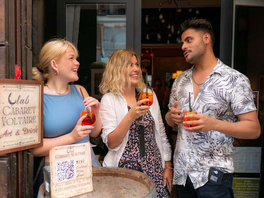 Rome: Bar Crawl with Local Guide & Drinks - Key points at a glance