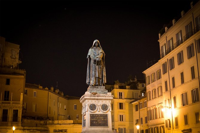 Rome by Night Walking Tour - Legends & Criminal Stories - Campo de’ Fiori and Piazza Farnese: beauty with a darker past