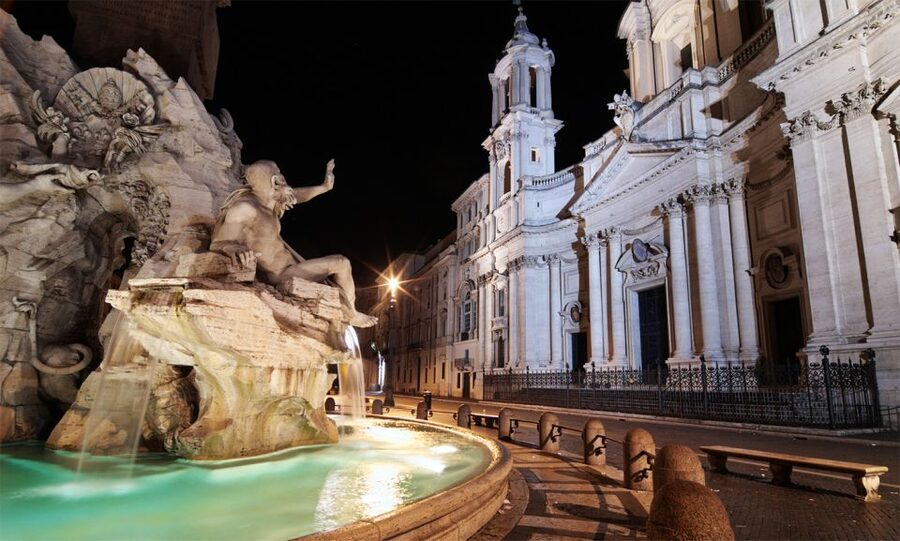 Rome: Cannondale E-Bike Evening Tour with Optional Dinner - Colosseum and Imperial Forums at sunset