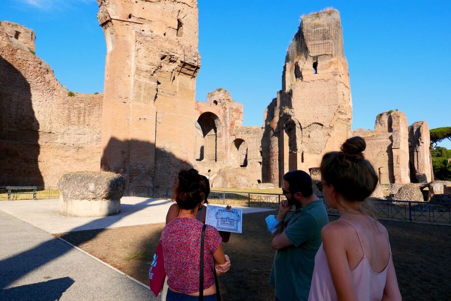 Rome: Caracalla Baths Express Small-Group or Private Tour - Meeting at Circo Massimo and reaching the site