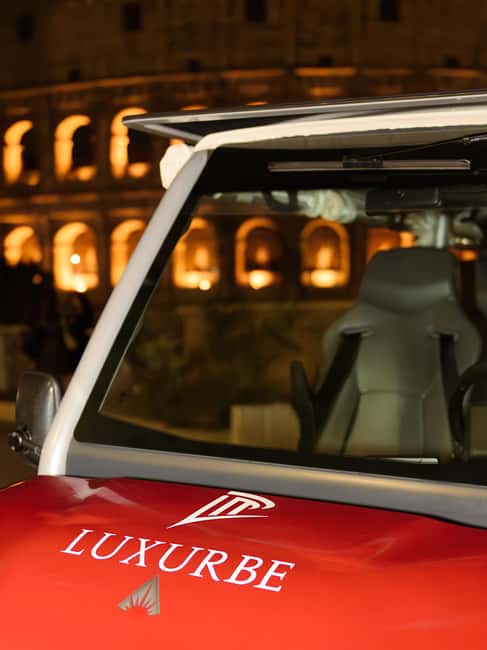 Rome: City Golf Cart at Night Tour - The Colosseum closes the night
