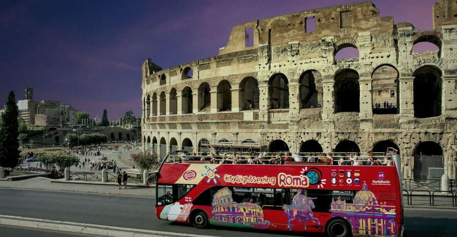 Rome: City Highlights Open-Top Bus Night Tour - Santa Maria Maggiore opens the Roman story