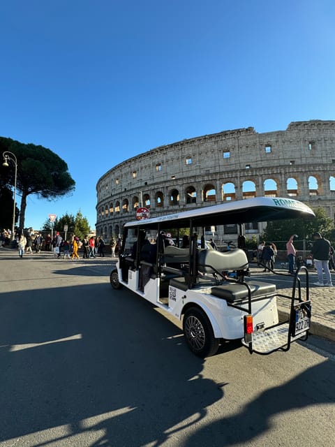 Rome: City Highlights Private Golf Cart Tour - Key things to know before booking