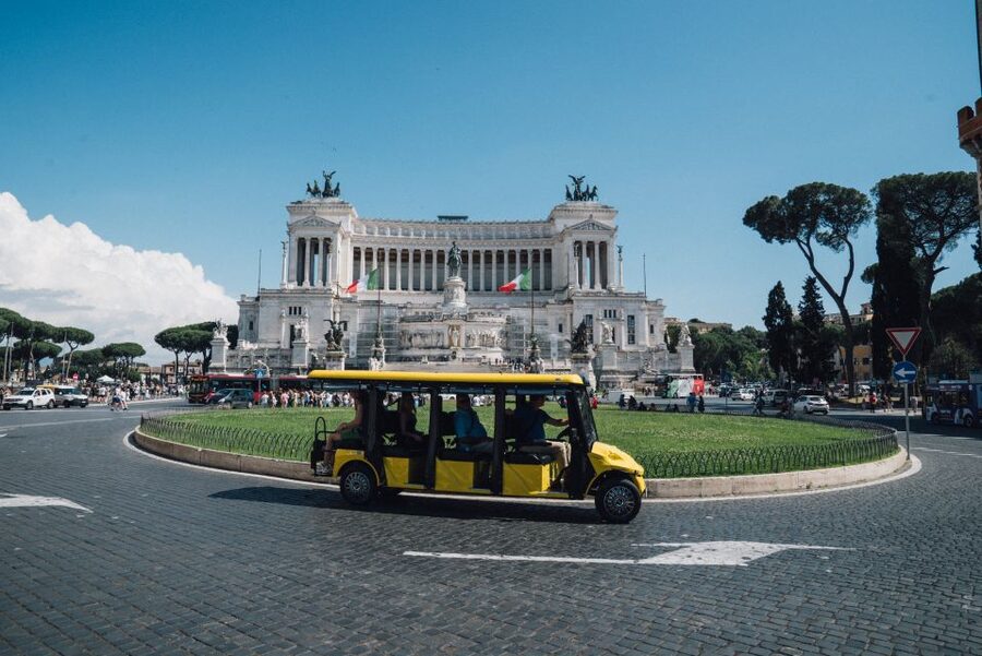 Rome: City Highlights Tour by Electric Golf Cart - Starting near the Pantheon on Via Monterone