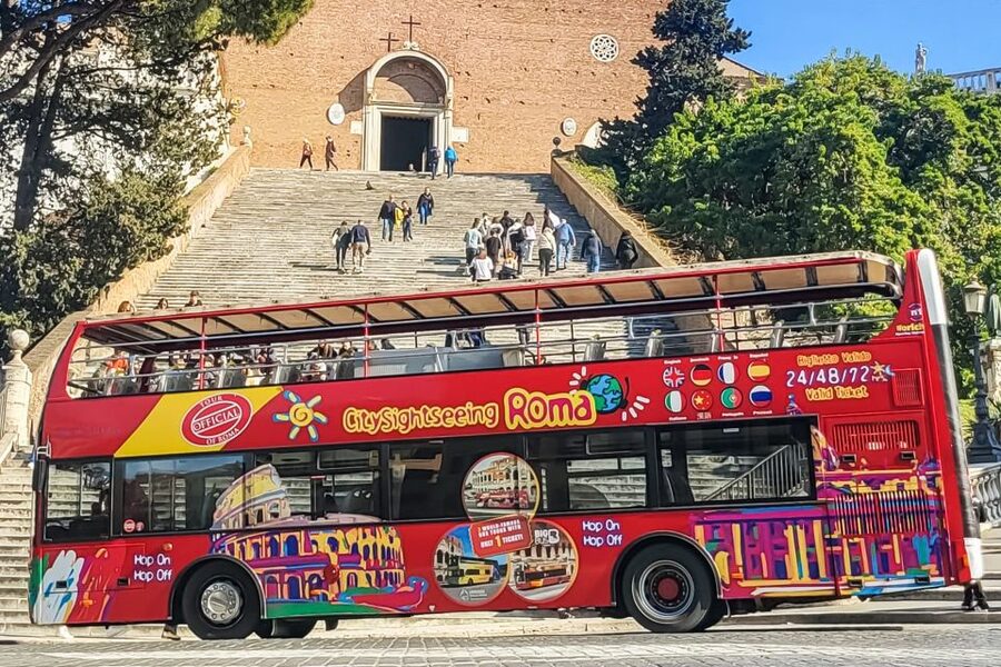 Rome: City Sightseeing Hop-on Hop-off Bus with Audioguide - Choosing one loop, 24 hours, 48 hours, or 72 hours