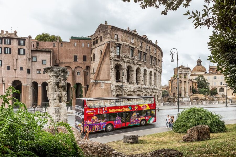 Rome: City Sightseeing Hop-on Hop-off Bus with Audioguide - The Colosseum and Circus Maximus