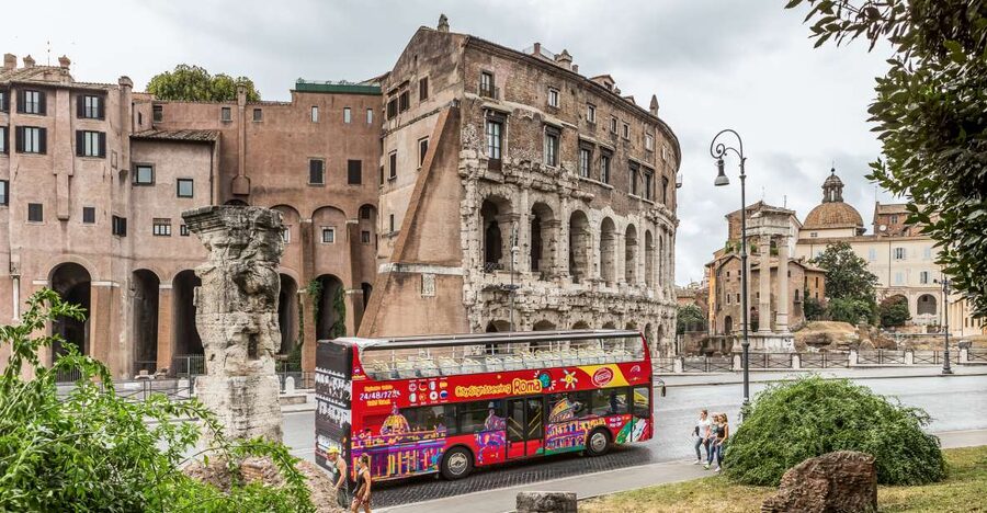 Rome: City Sightseeing Hop-on Hop-off Bus with Audioguide - Piazza Venezia and Largo Argentina